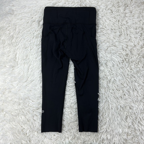 Lululemon Fast & Free Crop II *Nulux 19" Black - Picture 6 of 7